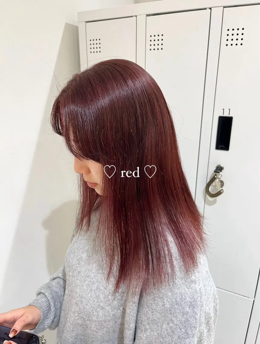 セミロング カット ヘアカラー 🎀tomoka /透明感カラー🎀のヘアスタイル