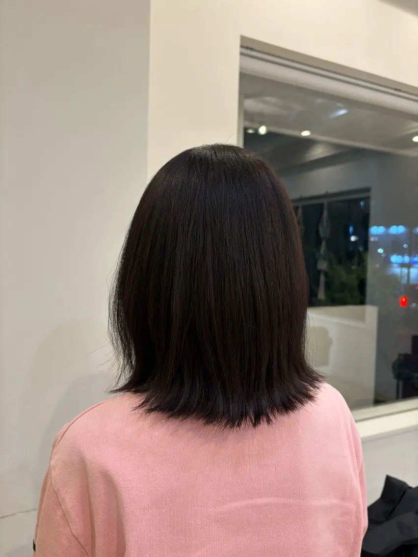 ミディアム カラー カット ヘアカラー トリートメント MAHAE 中司のヘアスタイル
