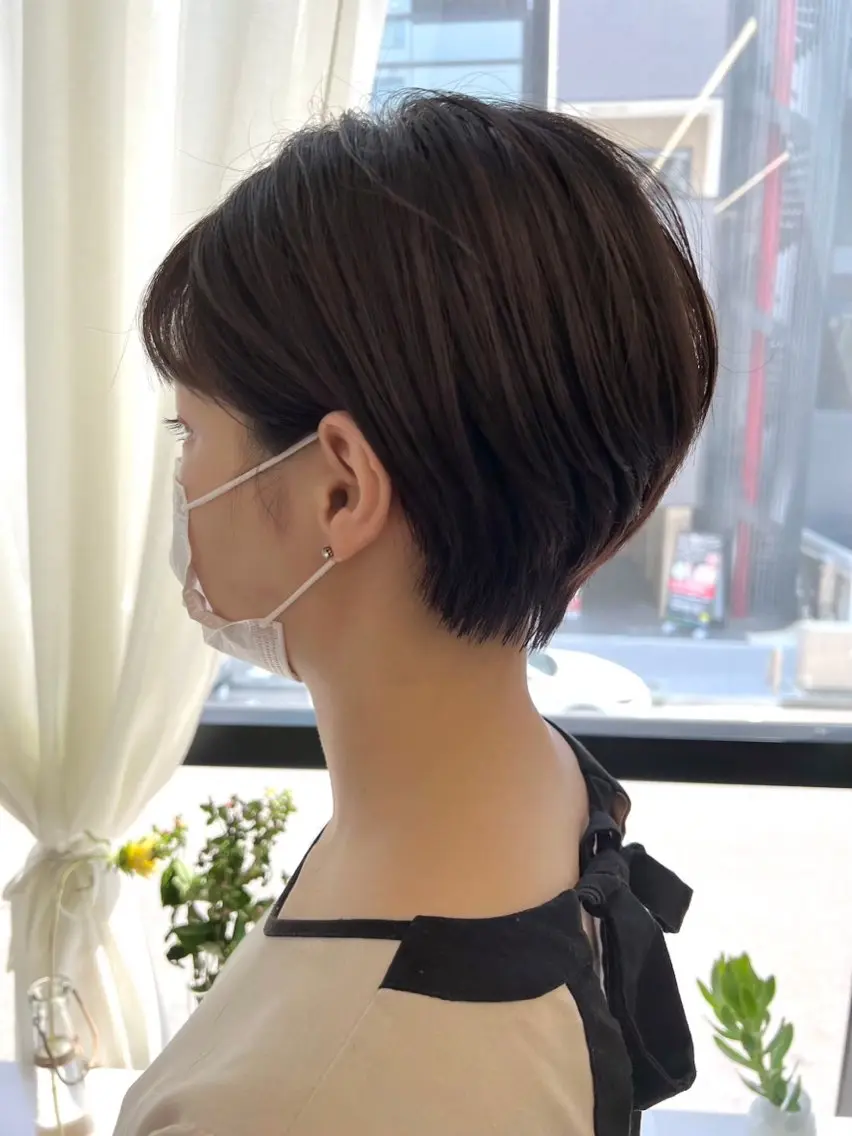ショート ショートヘア 暖色カラー/ ヘアセット🌛櫻井舞のヘアスタイル