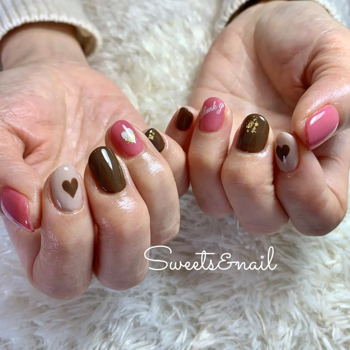 ネイル バレンタイン Sweets＆ nail みなこのネイルデザイン