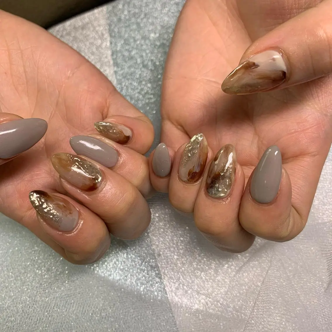 ネイル ニュアンスネイル ハンドネイル フットネイル nail salon mieux(ミュー)のマツエク・マツパデザイン