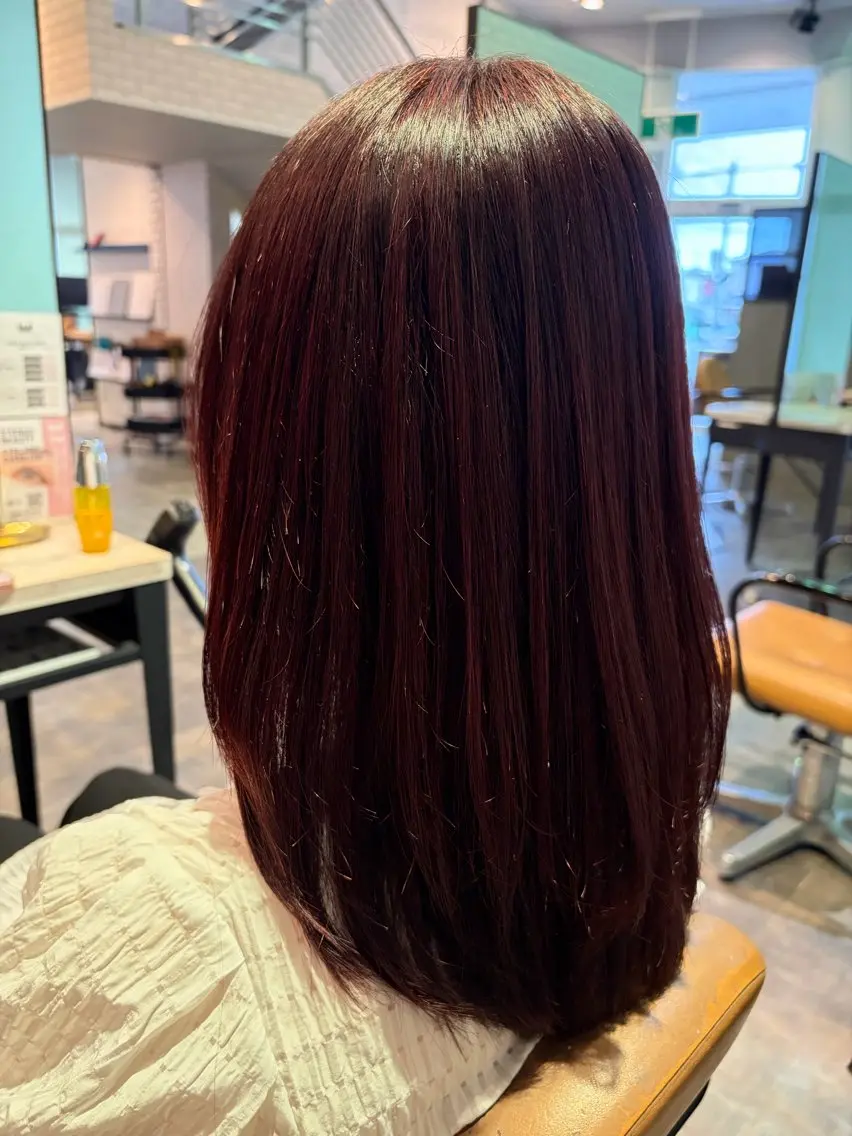 ミディアム カット カットモデル RURUのヘアスタイル