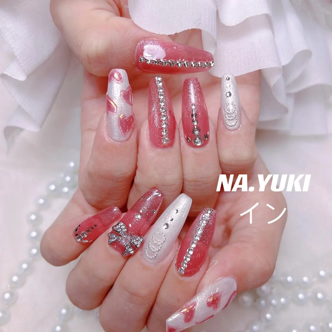 ネイル 🎀 moo~ 🎀のネイルデザイン