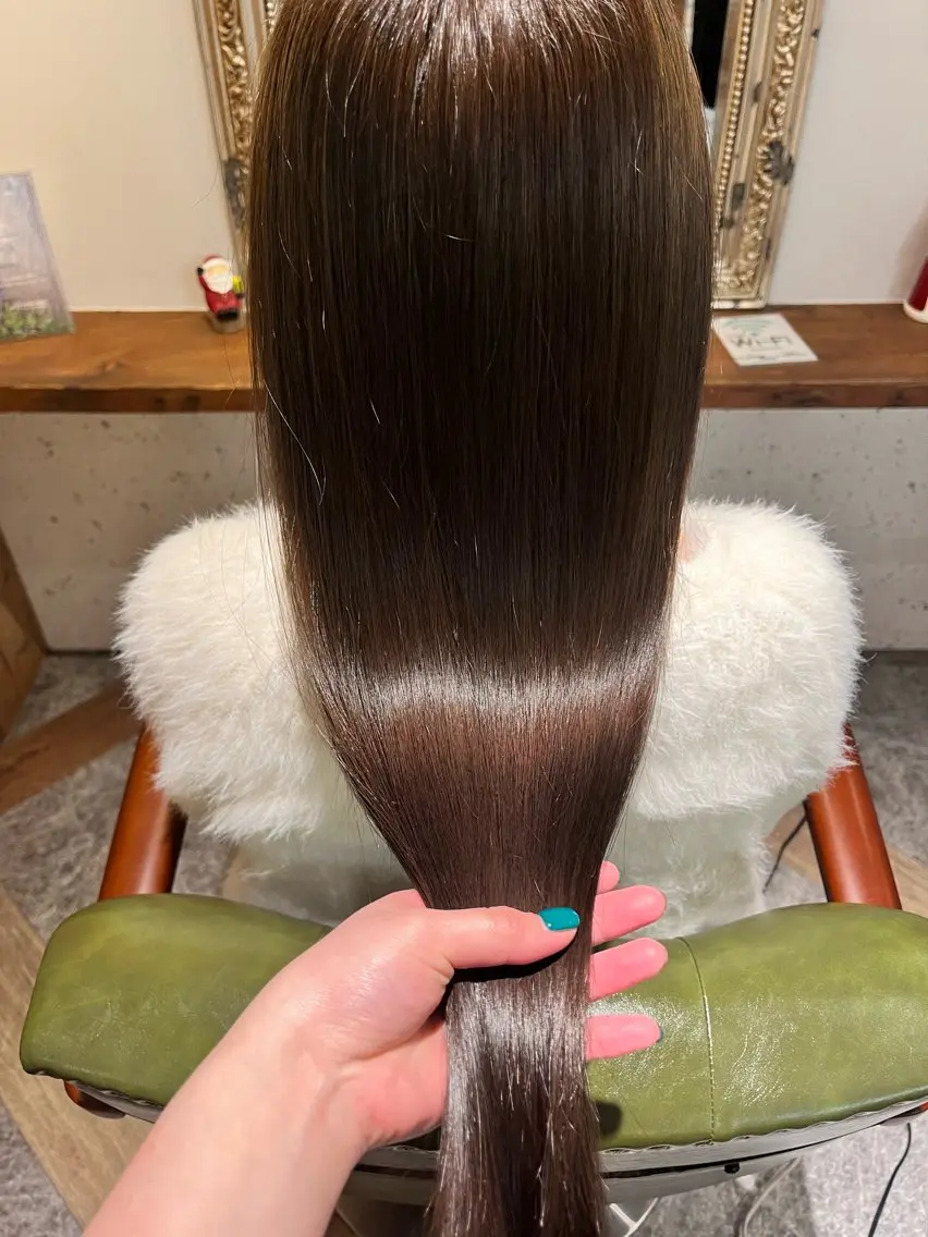 ロング カラー アッシュ アッシュブラウン ブラウンカラー 🍏Rio🍏 Color☆*。のヘアスタイル