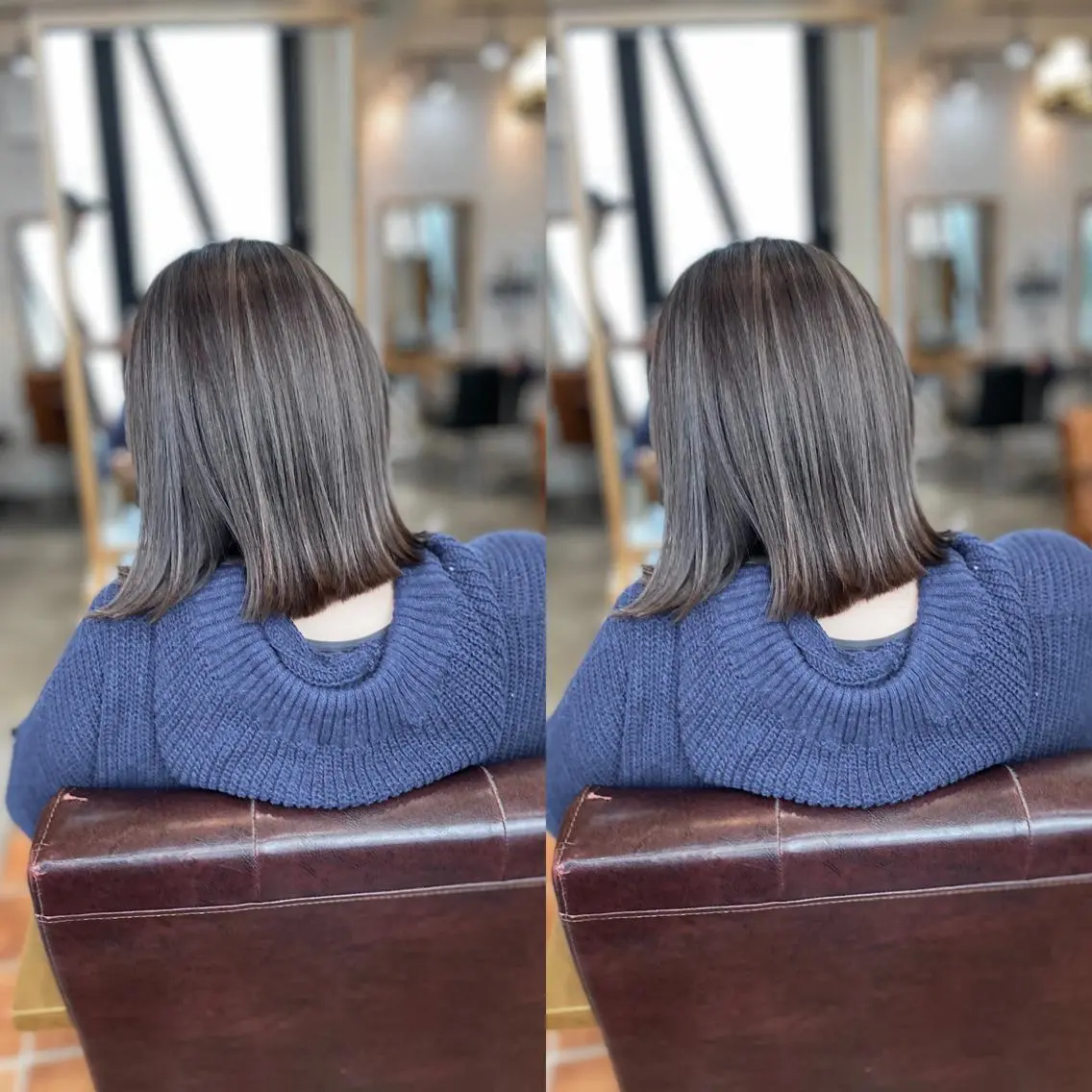 カット＋酸性縮毛矯正＋3ステップトリートメントホームケア 付きの写真