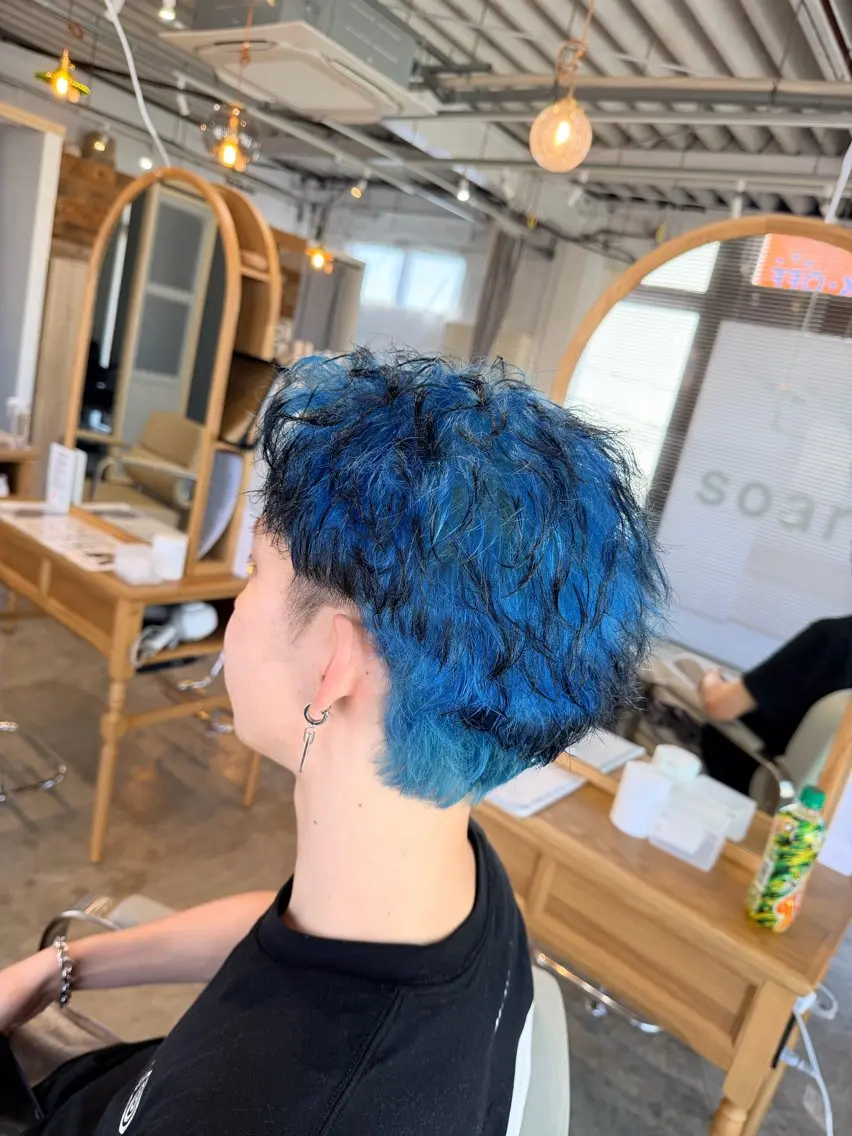 ショート カラー メンズ カット 似合わせ×店長 🍊Raimu🍊のヘアスタイル