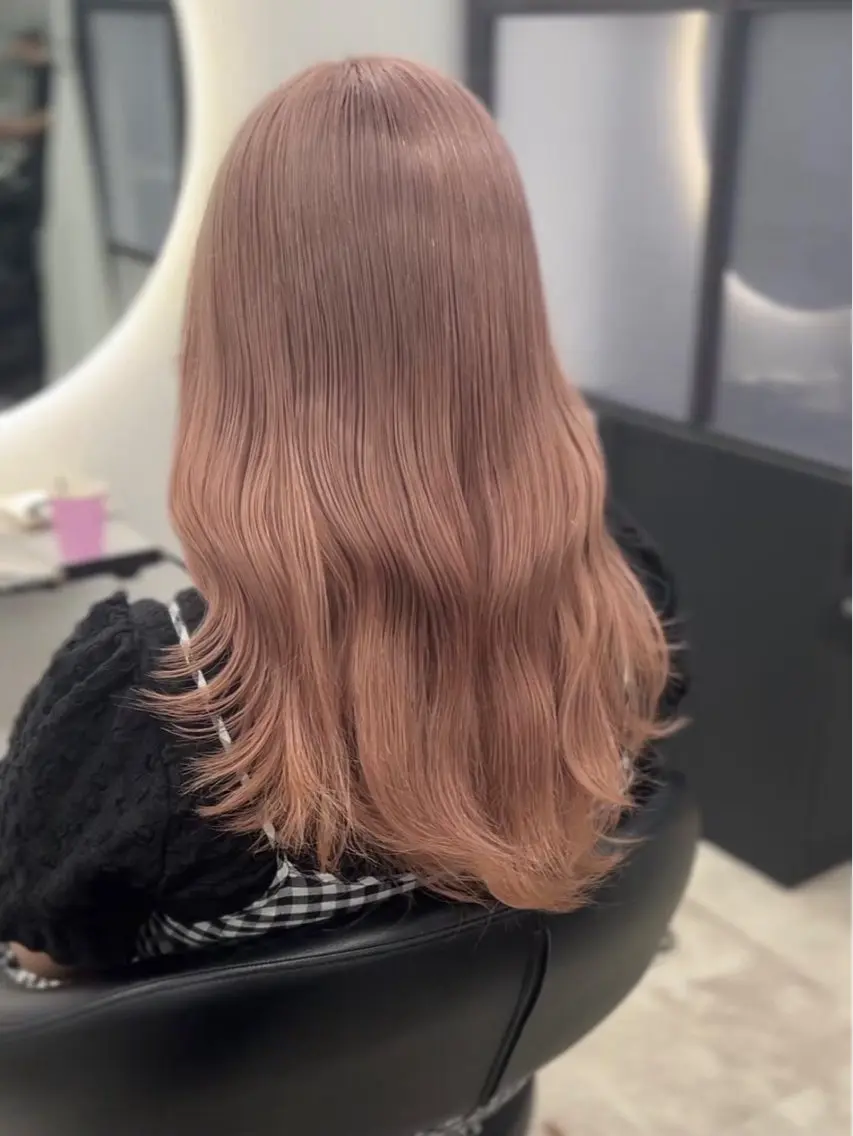 ロング ヘアカラー Marin 💗暖色カラー💗のヘアスタイル