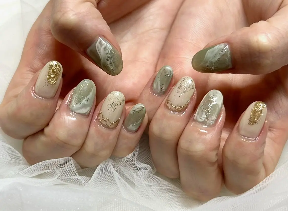 ネイル フラワーネイル 持ち込み ハンドネイル 頑張る女性の味方✴︎ M.i　nail ♡のネイルデザイン