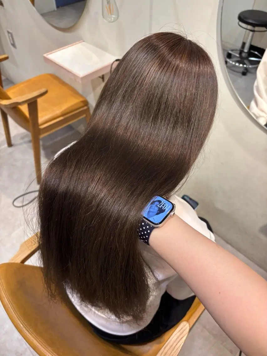 ロング カラー アッシュ アッシュブラウン ブラウンカラー ヘアカラー トリートメント roka ʜᴀʀᴜᴋᴀのヘアスタイル