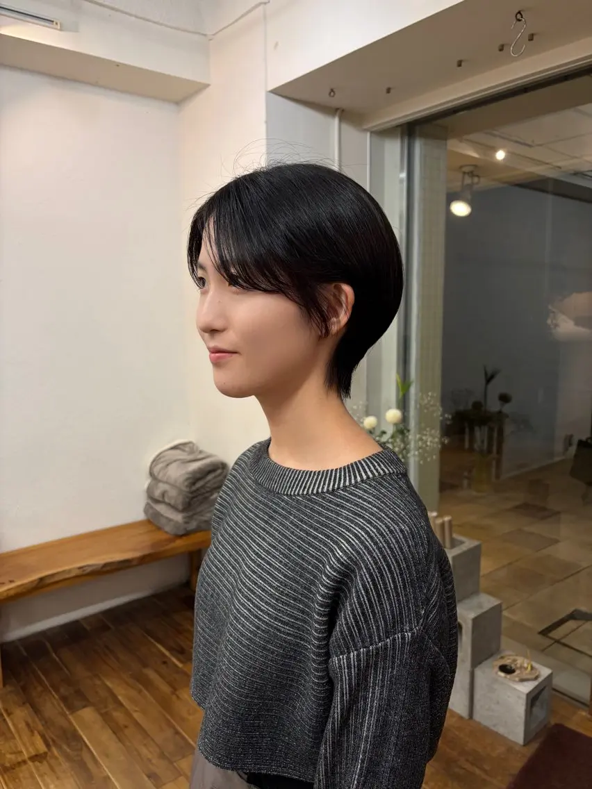 ショート ハンサムショート ショートヘア 三浦 ふたばのヘアスタイル