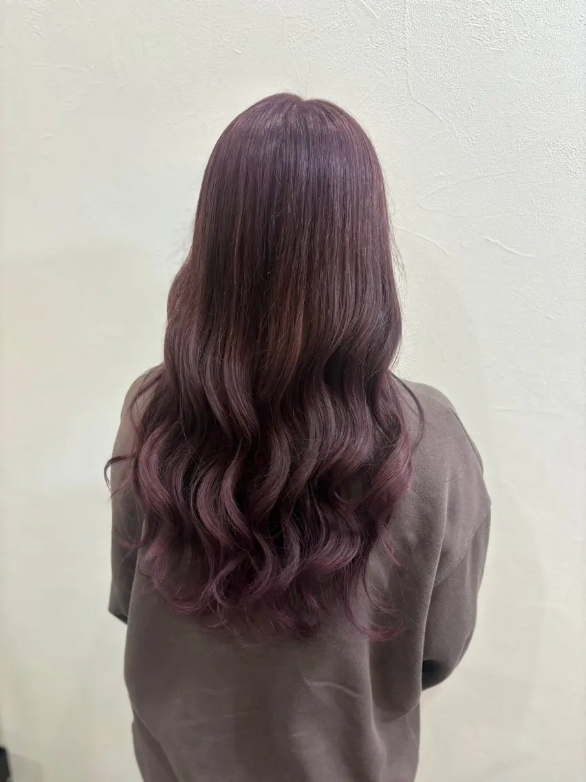 ロング カラー ヘアカラー 【メンズ特化】池袋 韓国スタイル飯塚のヘアスタイル