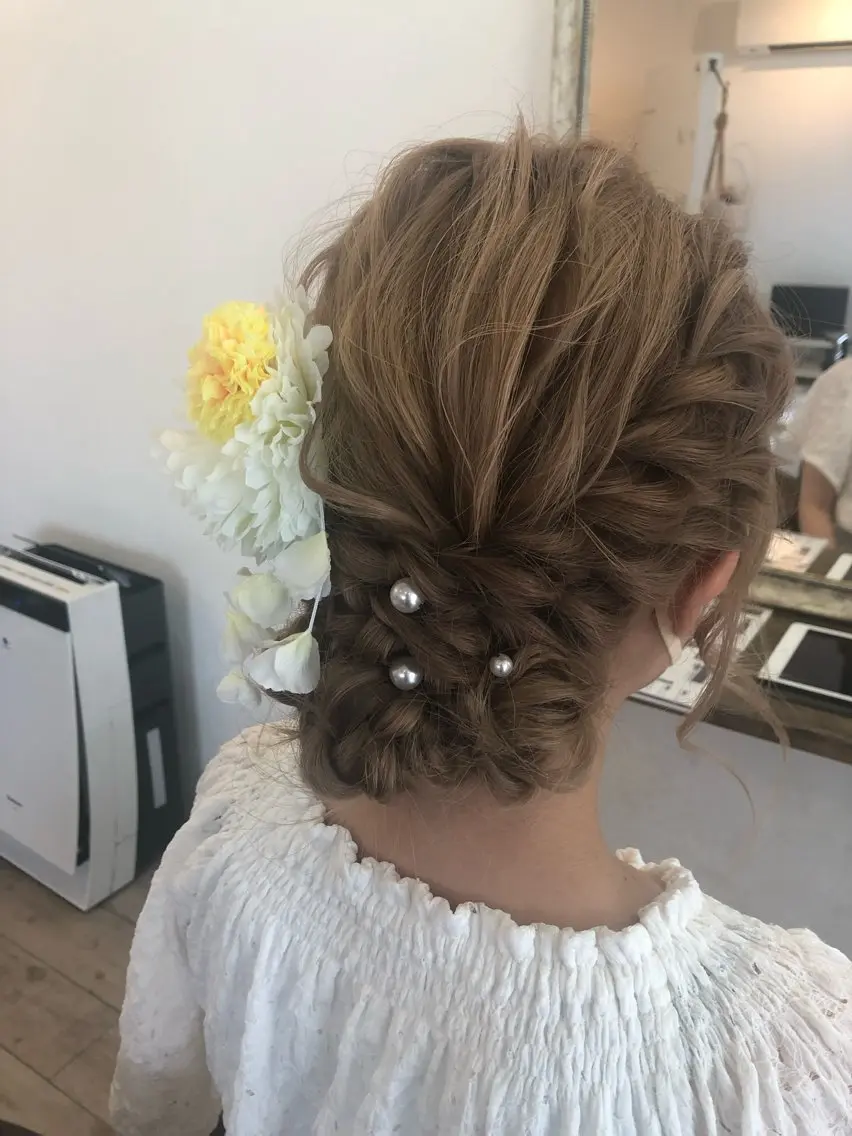 ヘアアレンジ hair shiki -志希-のヘアスタイル