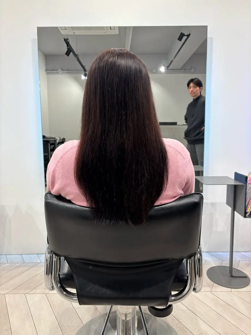 セミロング 熊取谷 茉那のヘアスタイル