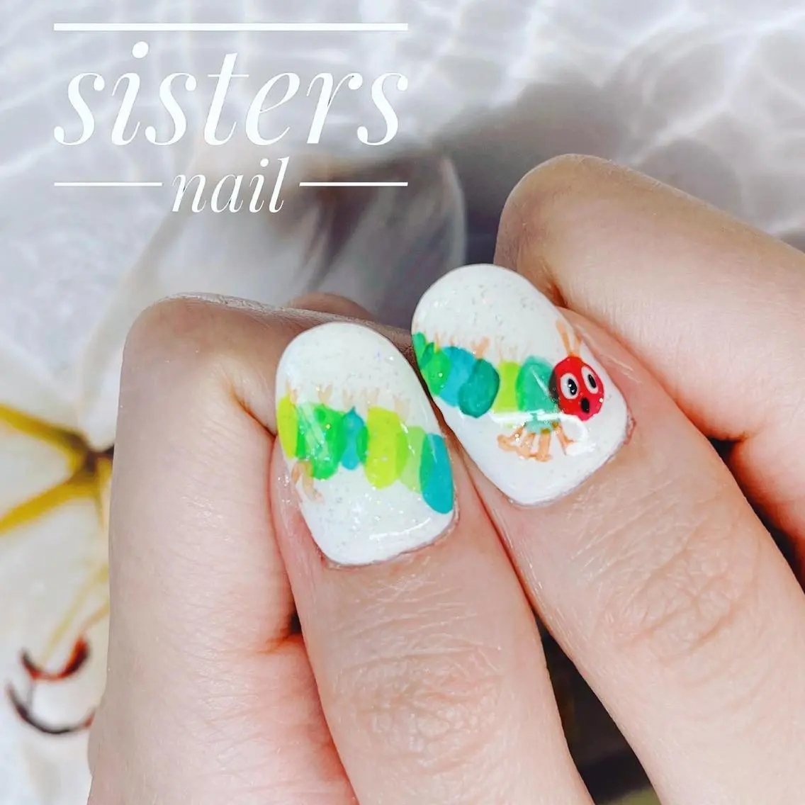 ネイル アートネイル 夏ネイル sisters nail.fのネイルデザイン