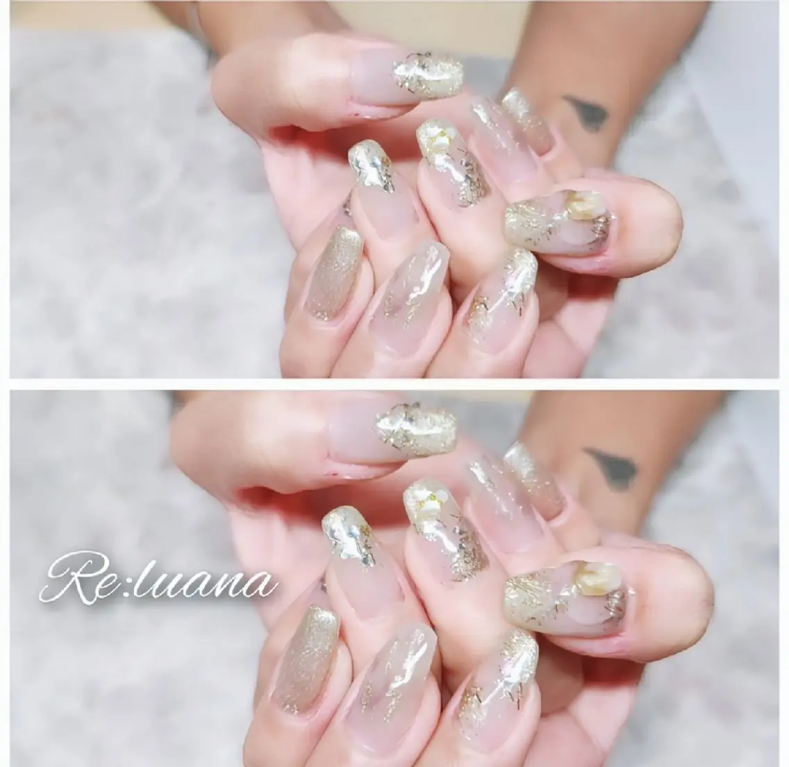 ネイル ニュアンスネイル Re:luana  nailのネイルデザイン