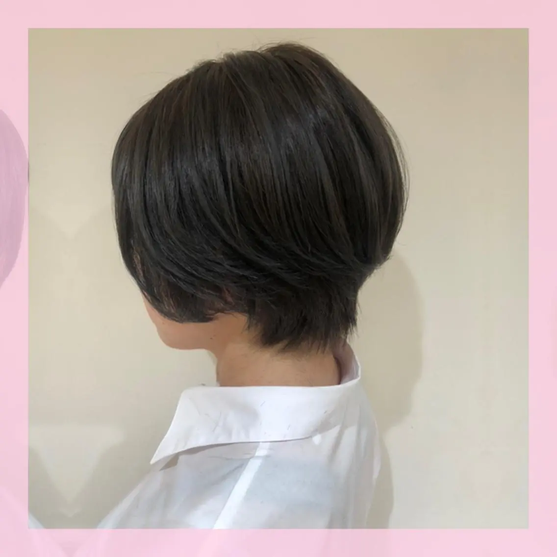 ショート カラー アッシュ ブルーカラー ブルーアッシュ くびれヘア ショートヘア 🍒前川 🍒のヘアスタイル