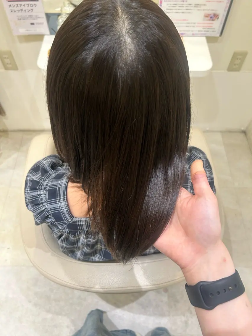 セミロング 縮毛矯正 【WiLL京橋】 ナツミ🍀のヘアスタイル