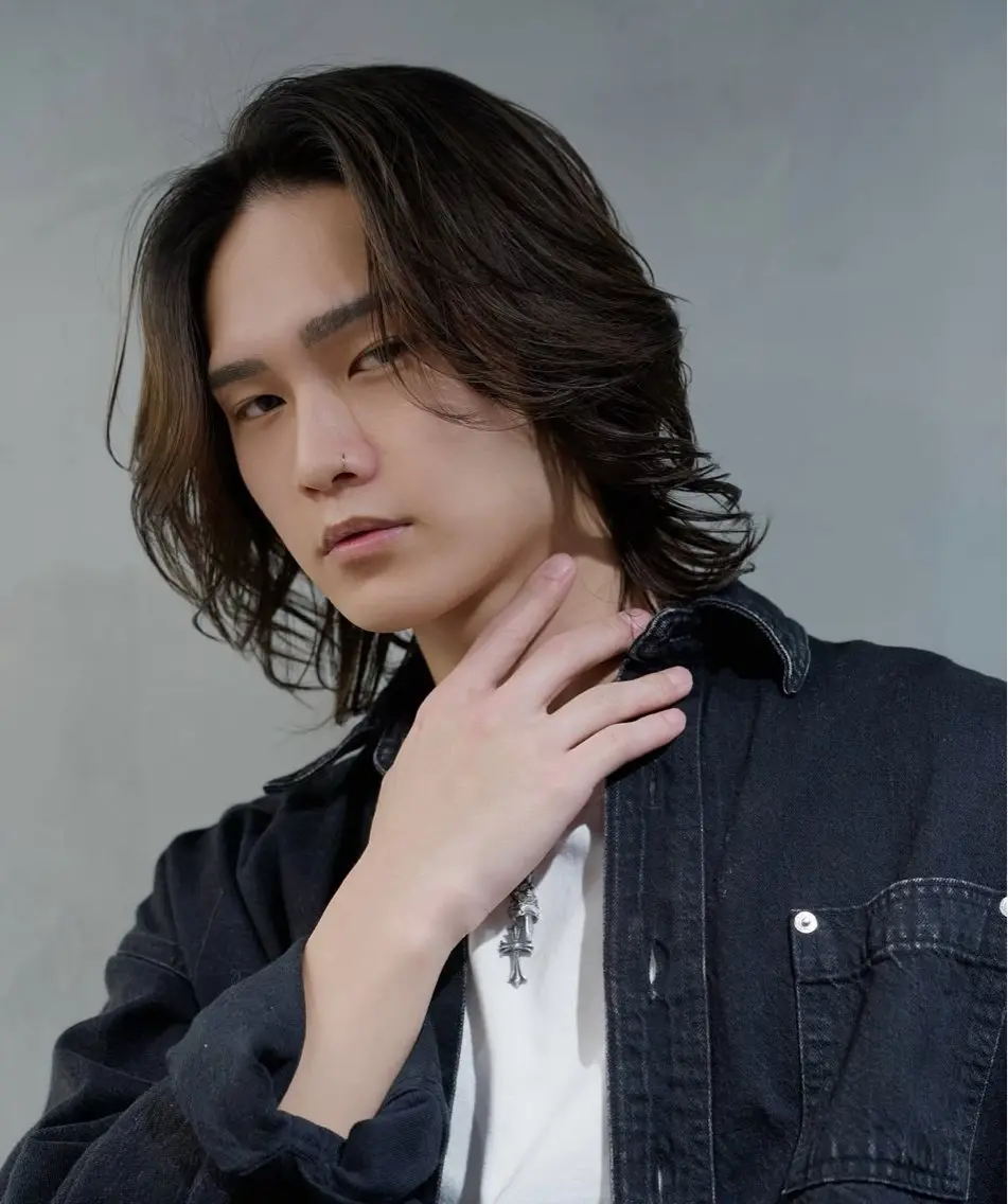 ミディアム パーマ メンズ カット パーマ 【fifth】立野 涼太のヘアスタイル