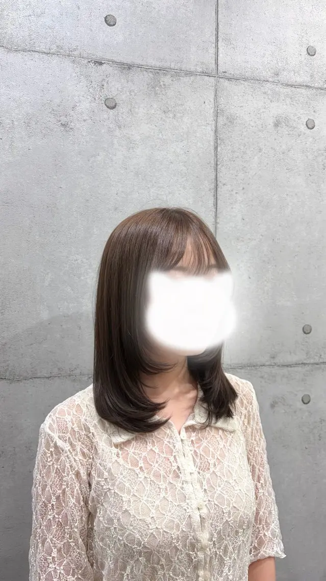 🥣 ͗ ͗カット+カラー+2stepトリートメント🥣 ͗ ͗の写真