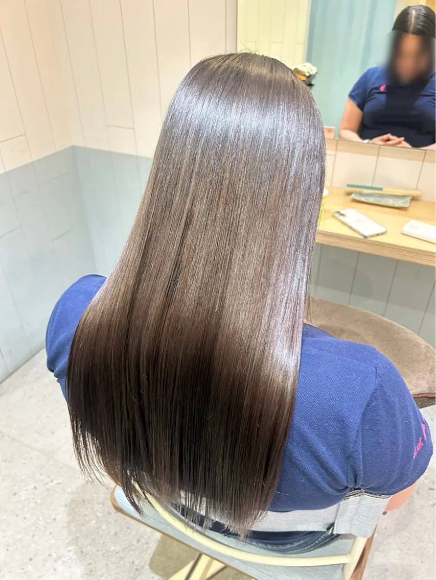 🌼《低ダメージ》縮毛矯正🌼3stepトリートメント付の写真