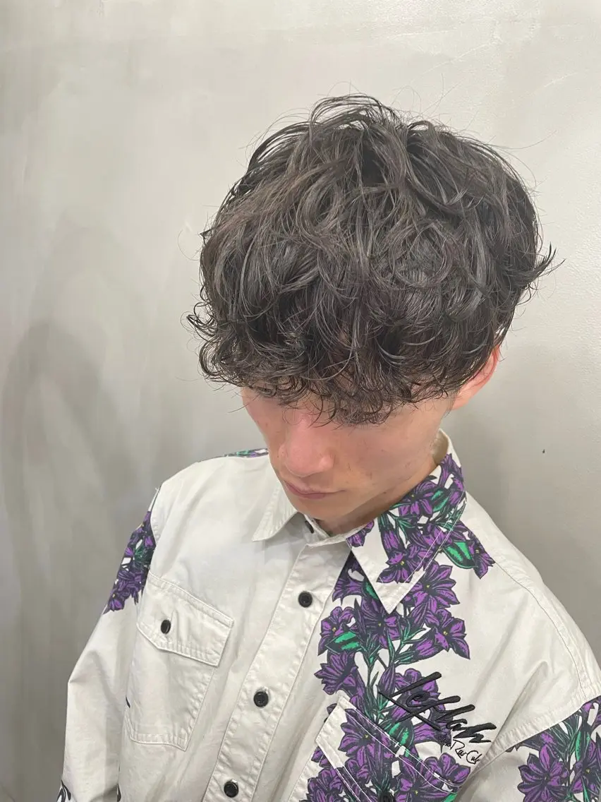 men's限定！大人気！メンズカット+デザインパーマ/¥8400の写真