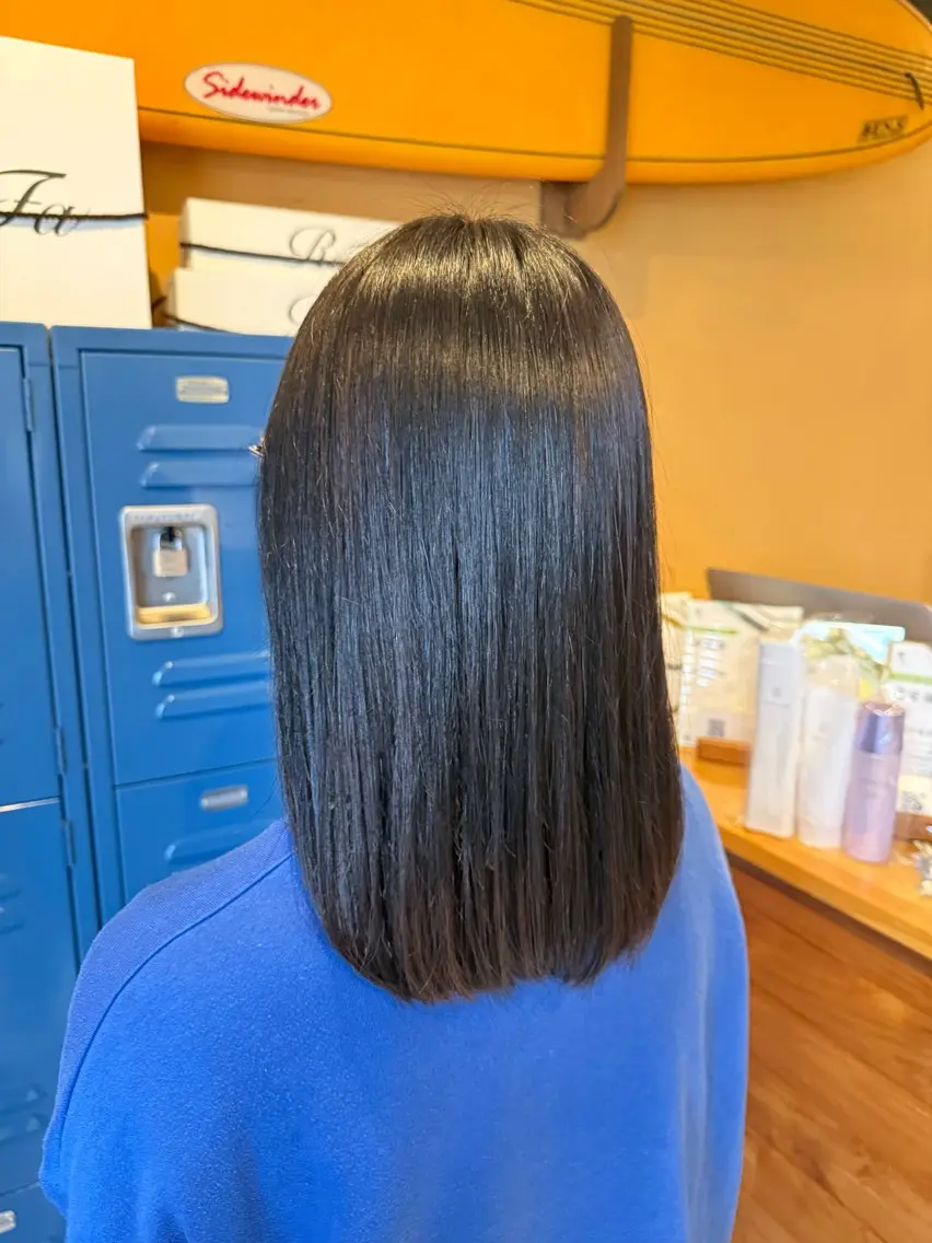 ミディアム カラー ヘアカラー 中田 こころのヘアスタイル