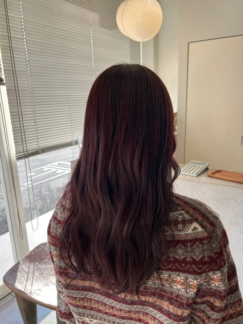 ロング カラー ヘアカラー トリートメント 篠原 若奈のヘアスタイル