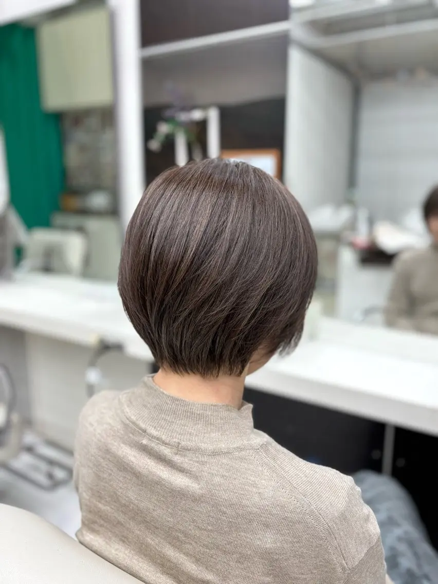 ショート ショートヘア カット 立福 杏夏のヘアスタイル