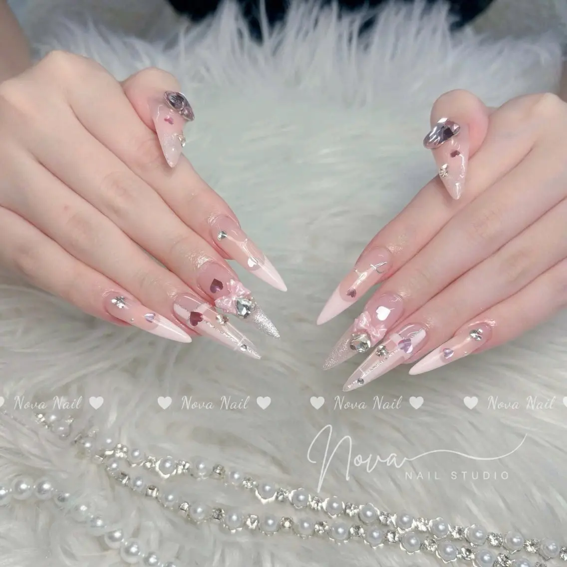 ネイル ハンドネイル ハンドケア Nova Nail Nambaのネイルデザイン