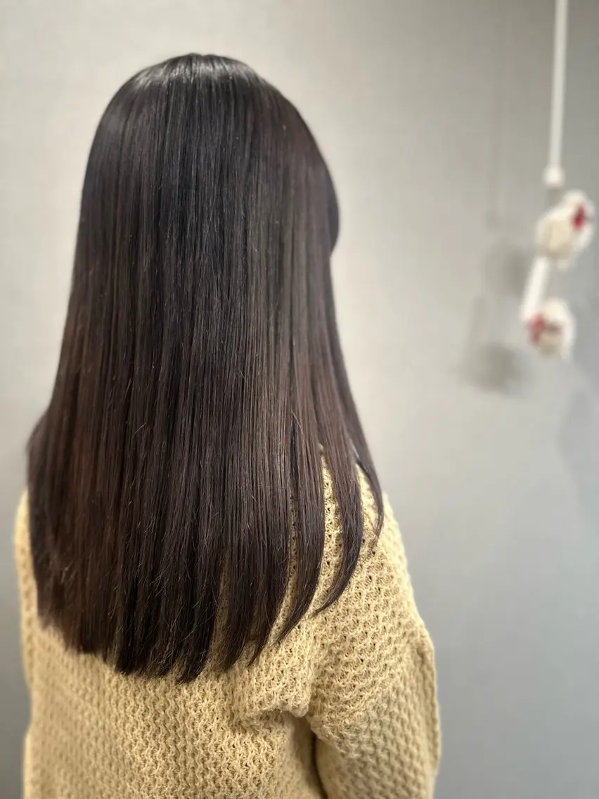 ロング カラー カット ヘアカラー トリートメント K Harukaのヘアスタイル