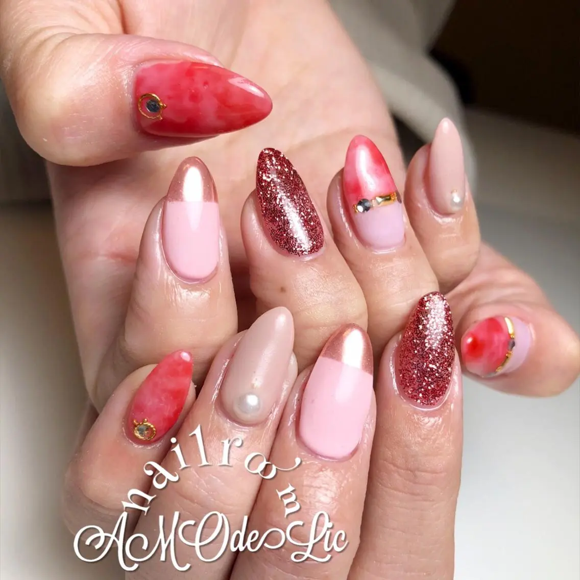 ジェルネイル💅🏻アートし放題コース【成人式にもオススメ♪︎】の写真