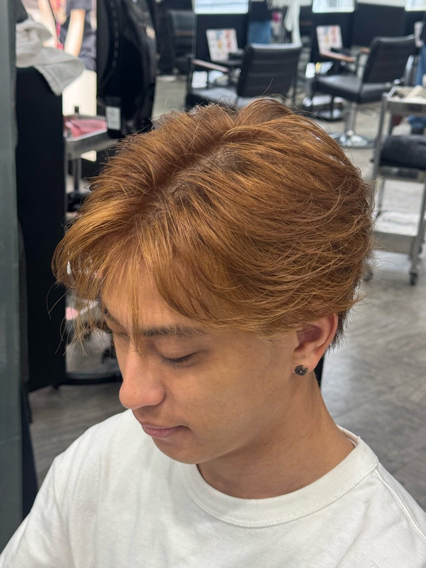 メンズ フェザーパーマ メンズパーマ カット メンズヘア カット、パーマ特化のヘアスタイル