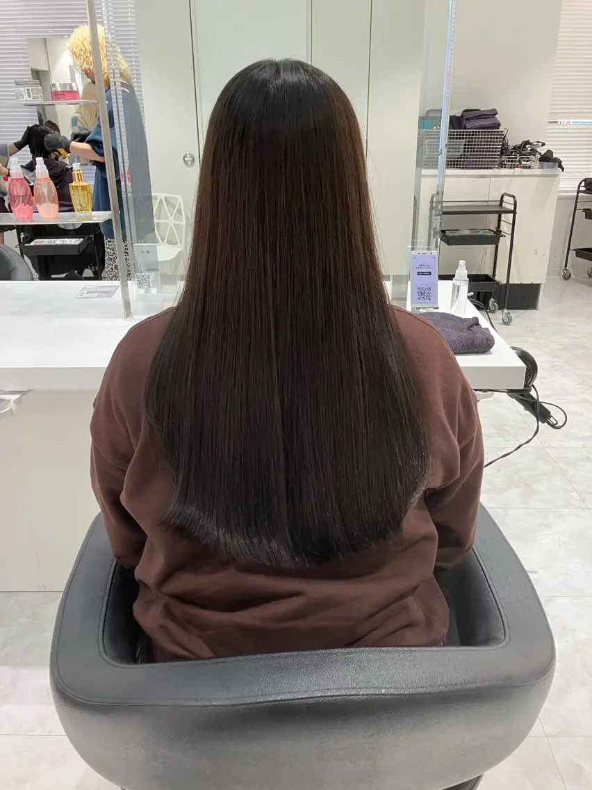 ロング カラー ヘアアレンジ 💓色落ちまで綺麗な 垢抜けカラー💓のヘアスタイル
