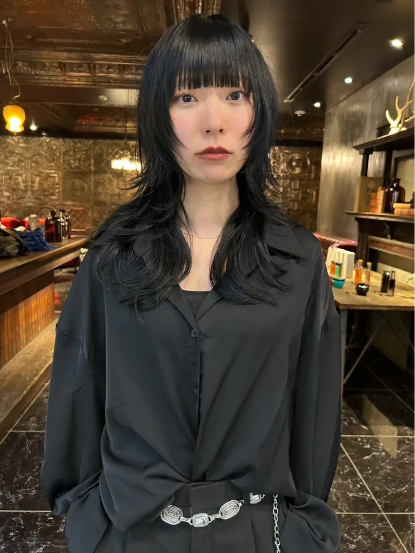 ロング ヘアカラー Risa / メンズカット⟡のヘアスタイル