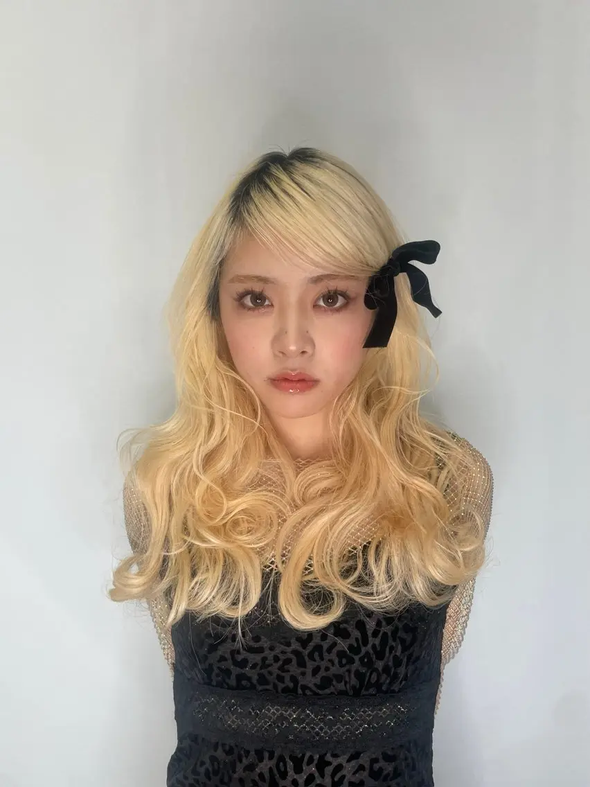 ロング ヘアカラー Daisy🎀透け感 カラー🎀JUNAのヘアスタイル
