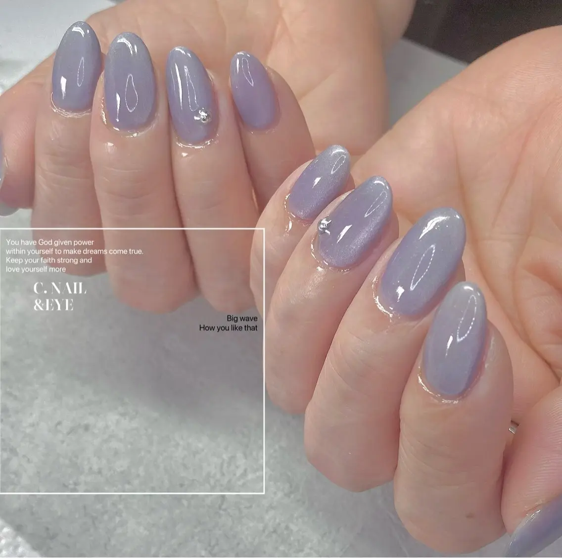 ネイル フットネイル フレンチネイル 氷ネイル・うるうるネイル マグネットネイル ミラーネイル C.Nail &Eyeのネイルデザイン