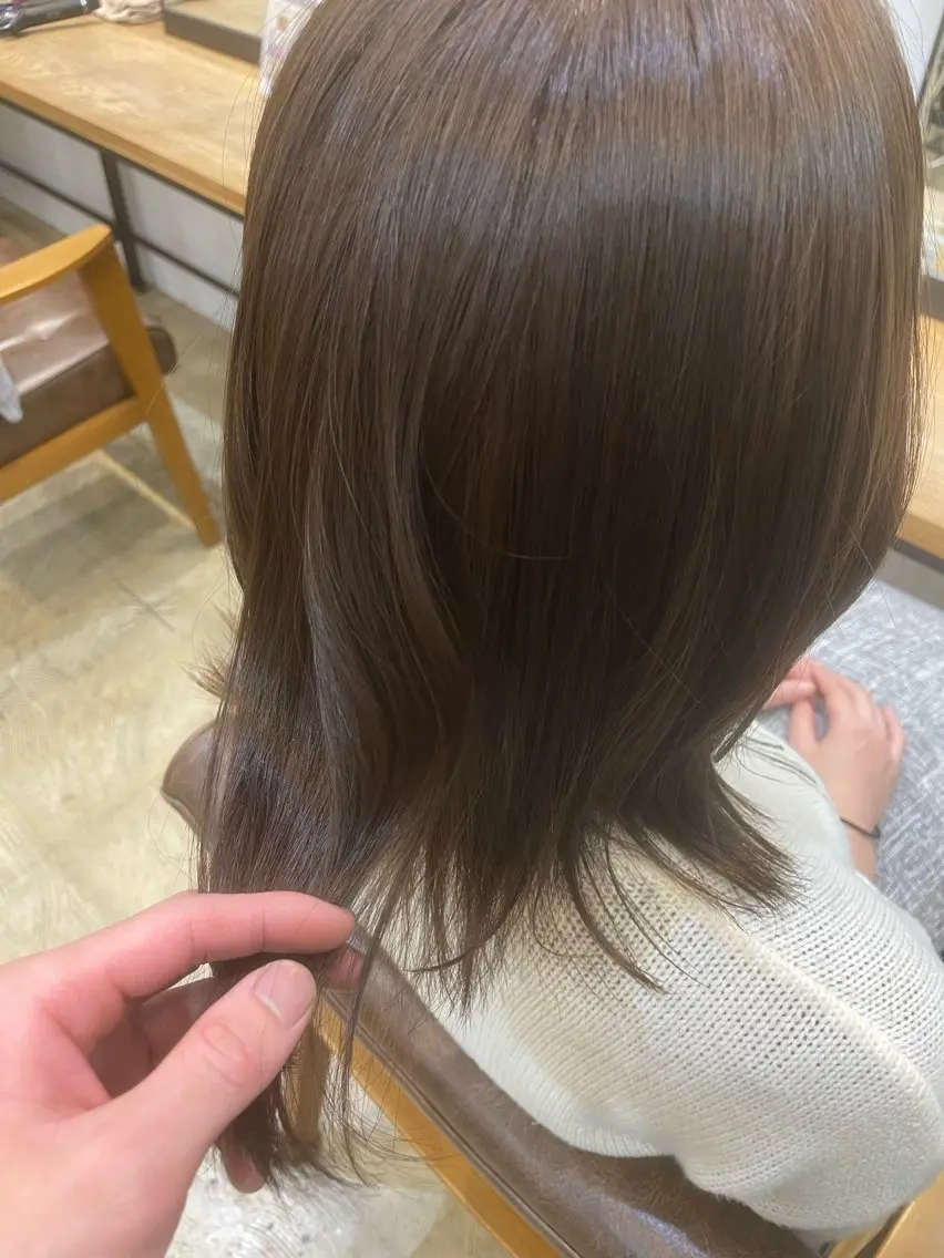 ミディアム 野田 尚Jr.スタイリストのヘアスタイル