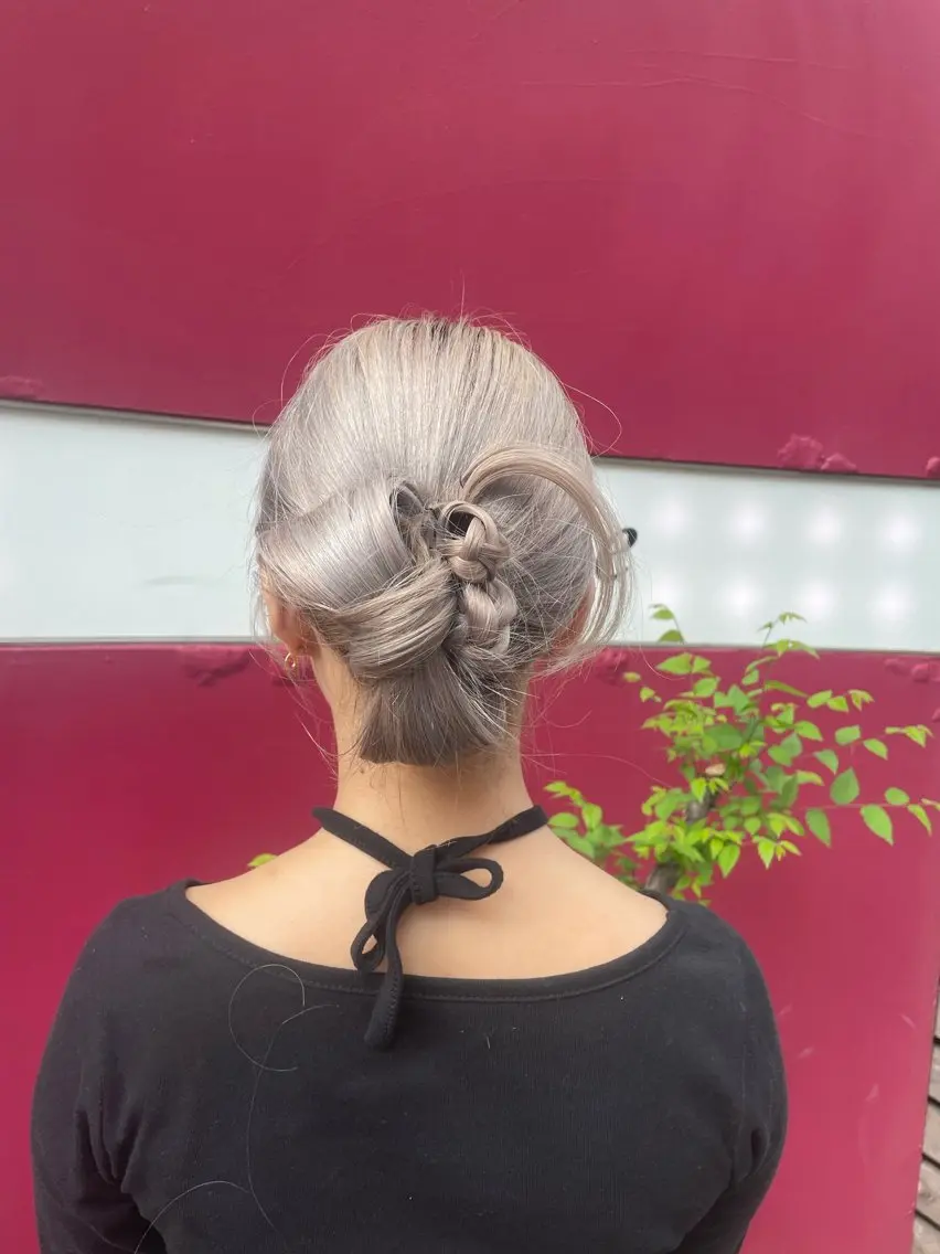 セミロング ヘアセット 量産ヘアセット/ ヘアメAyakaのヘアスタイル