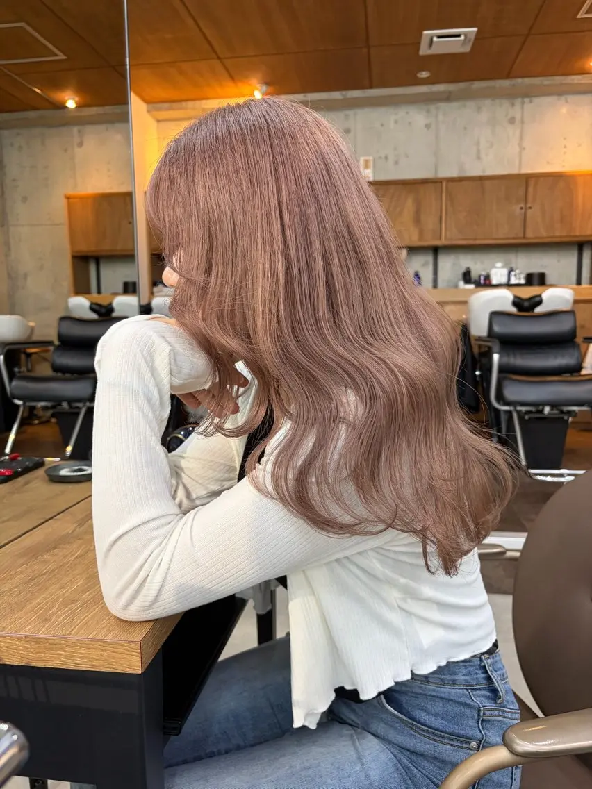 ロング ヘアカラー Life salon SAKURAのヘアスタイル