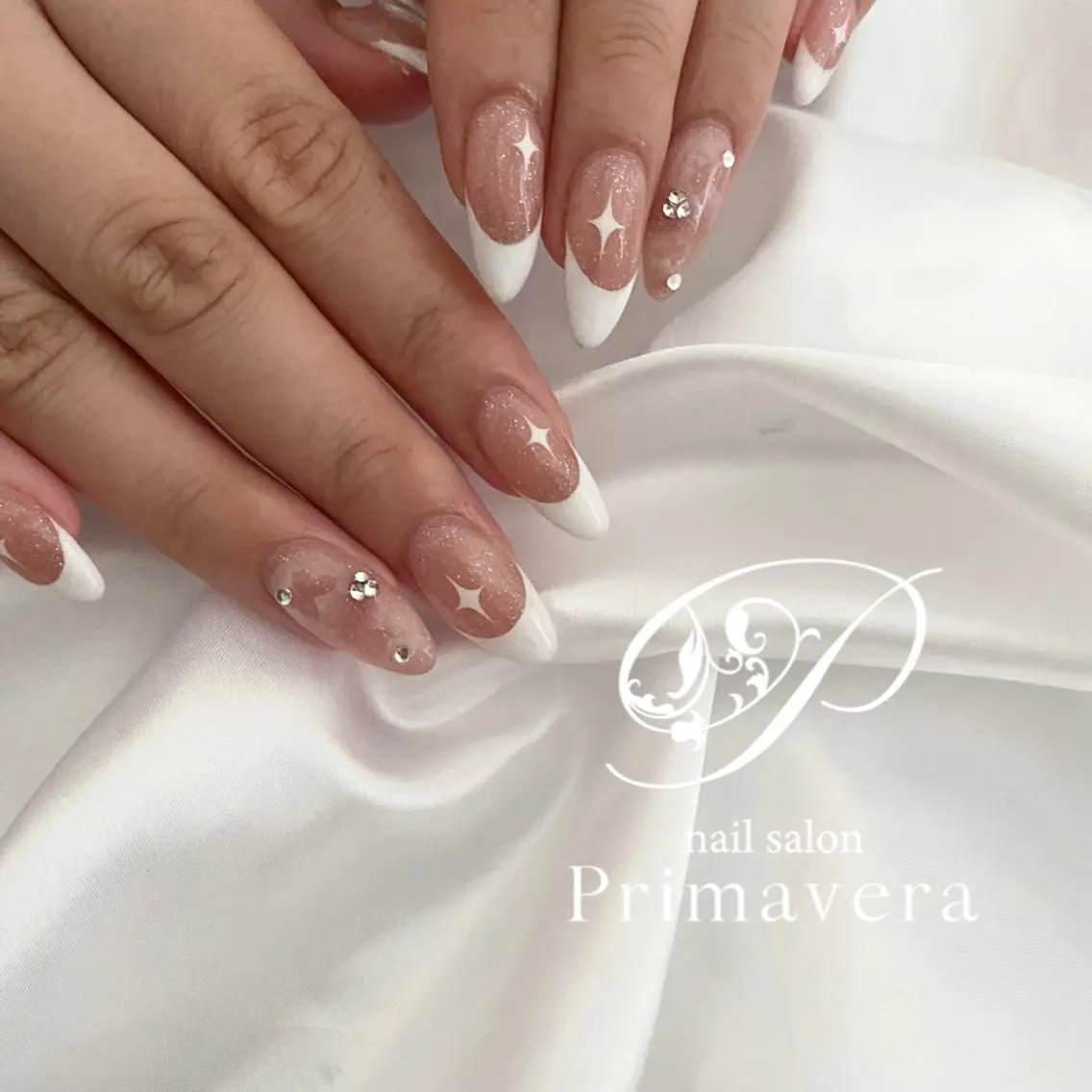 ネイル ハンドネイル Primavera 新横浜🤍美フォルムのネイルデザイン