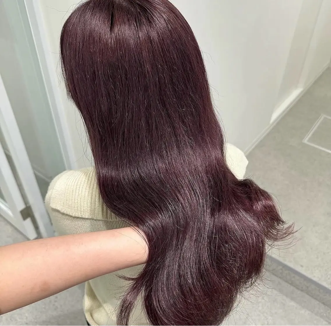 ロング カラー ヘアアレンジ 透明感カラー 韓国風カラー 韓国風ヘア 渋谷カラーモデル募集 🤍【Ayaka】のヘアスタイル