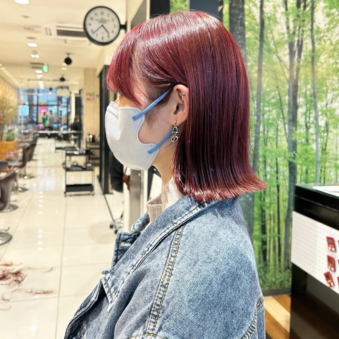 ショート カラー ブラウンカラー ピンクカラー ピンクブラウン EARTH🎀 ryokaのヘアスタイル