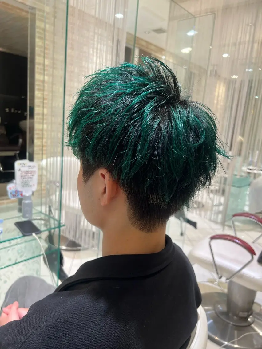 ショート カラー メンズ メンズブリーチ メンズハイトーン ブリーチ ハイトーンカラー カット ヘアカラー トリートメント 【メンズ限定】メンズ スタイル特化美容師のヘアスタイル