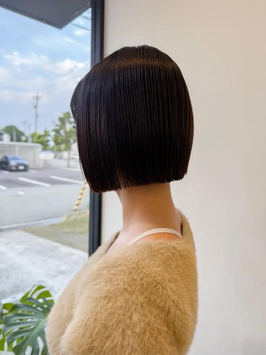 ミディアム カット ボブレイヤー募集中 出島　凜平のヘアスタイル