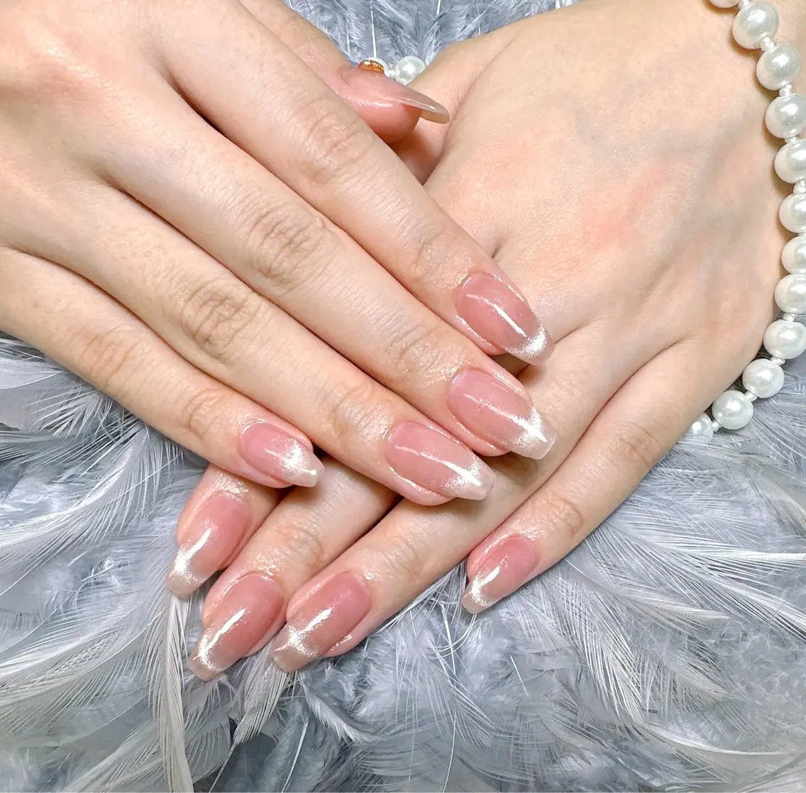 ネイル グラデーション マグネットネイル ハンドネイル Pretty Nail Salonのネイルデザイン