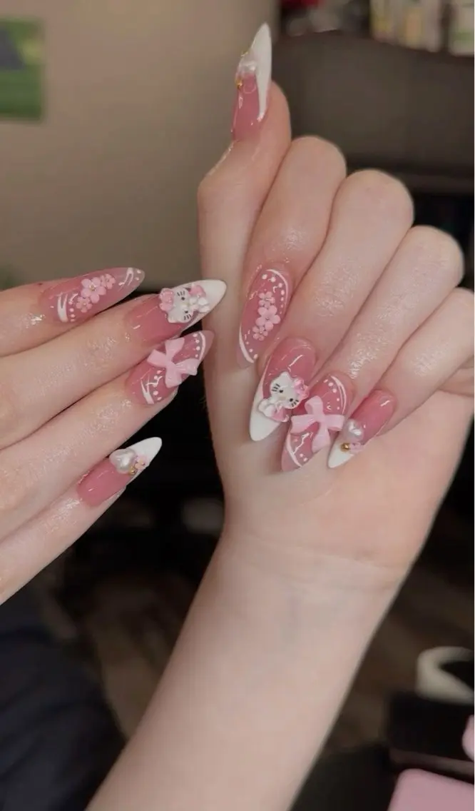ネイル チークネイル フットネイル フレンチネイル グラデーション 韓国ネイル YUKI NAILのネイルデザイン