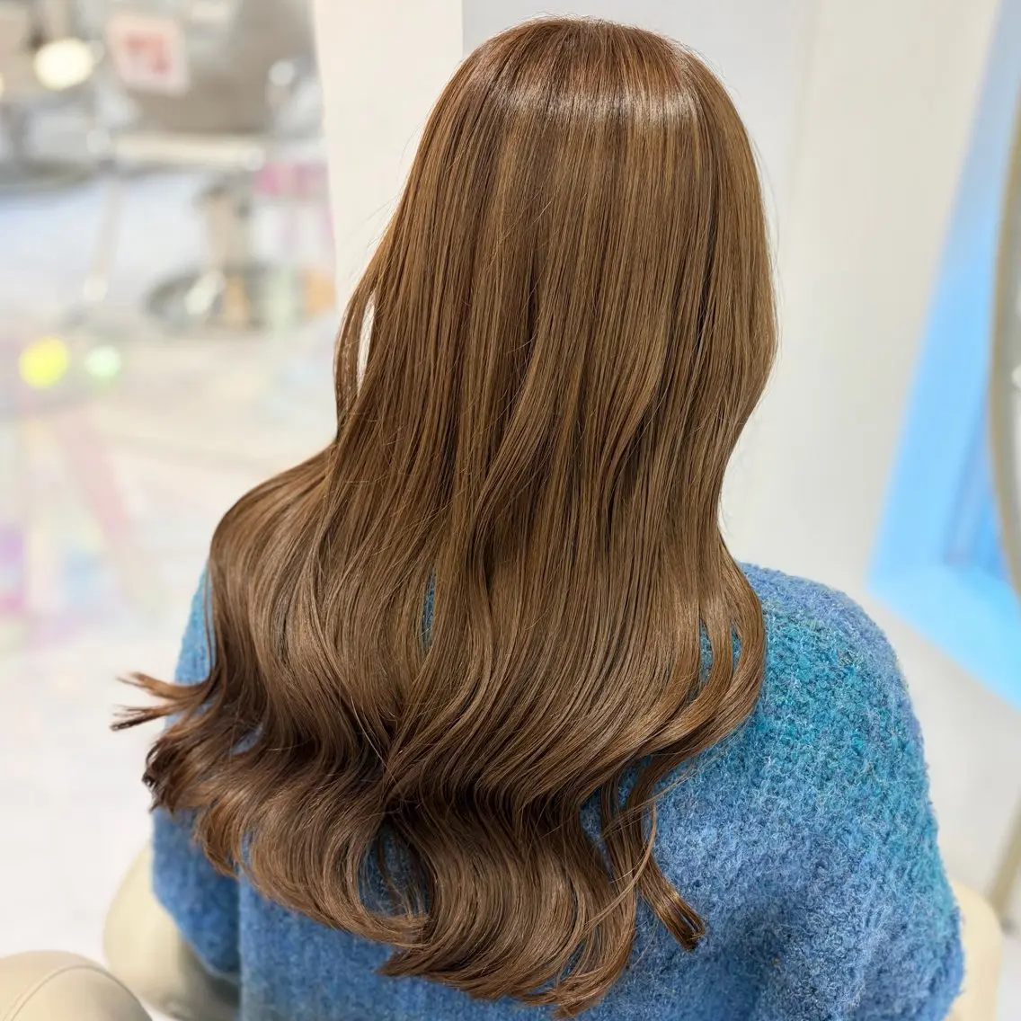 ロング カラー ベージュカラー ブリーチ 透明感カラー ブリーチなしカラー カット ヘアカラー 🥣あゆ/梅田/ハイ トーン/ブリーチ🩶のヘアスタイル