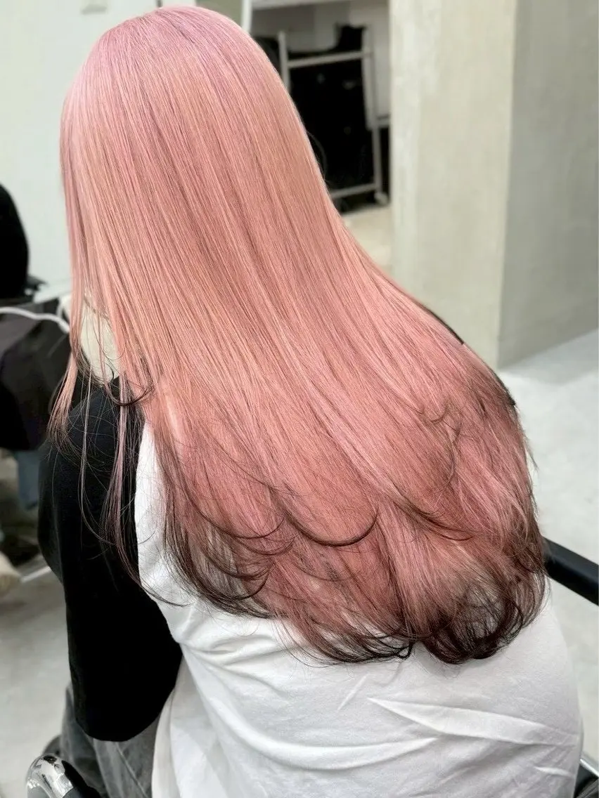 ミディアム ヘアカラー 大野 翔輝のヘアスタイル