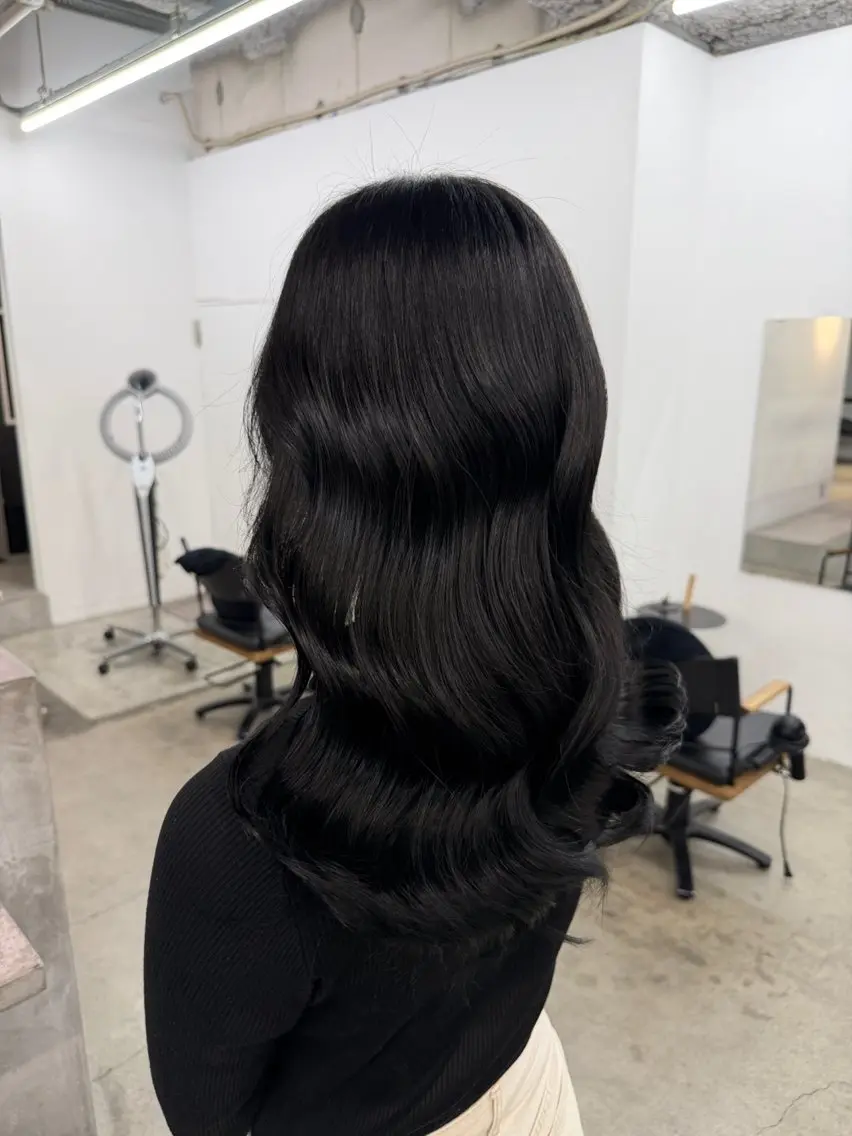 カラー 黒髪 ダブルカラー 大募集中❣️ あいりのヘアスタイル