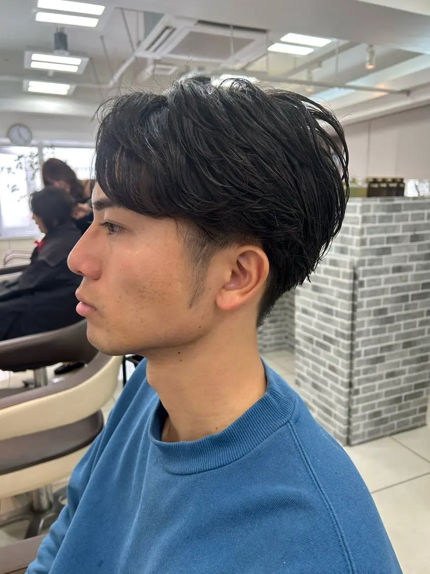ショート メンズ センターパート マッシュ 刈り上げ 【メンズ大得意🔥】 ＭＡＳＡＫＩのヘアスタイル